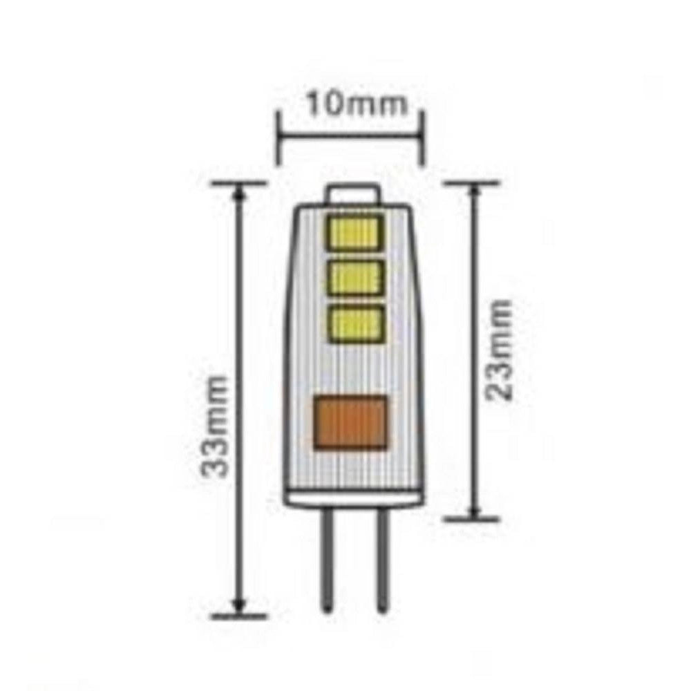Trade Shop - 3 Lampadine Led G4 Ac/dc12v 1.5w 150lm Luce 3000k 4000k 6500k Spardc-g4-1.5w-001 -