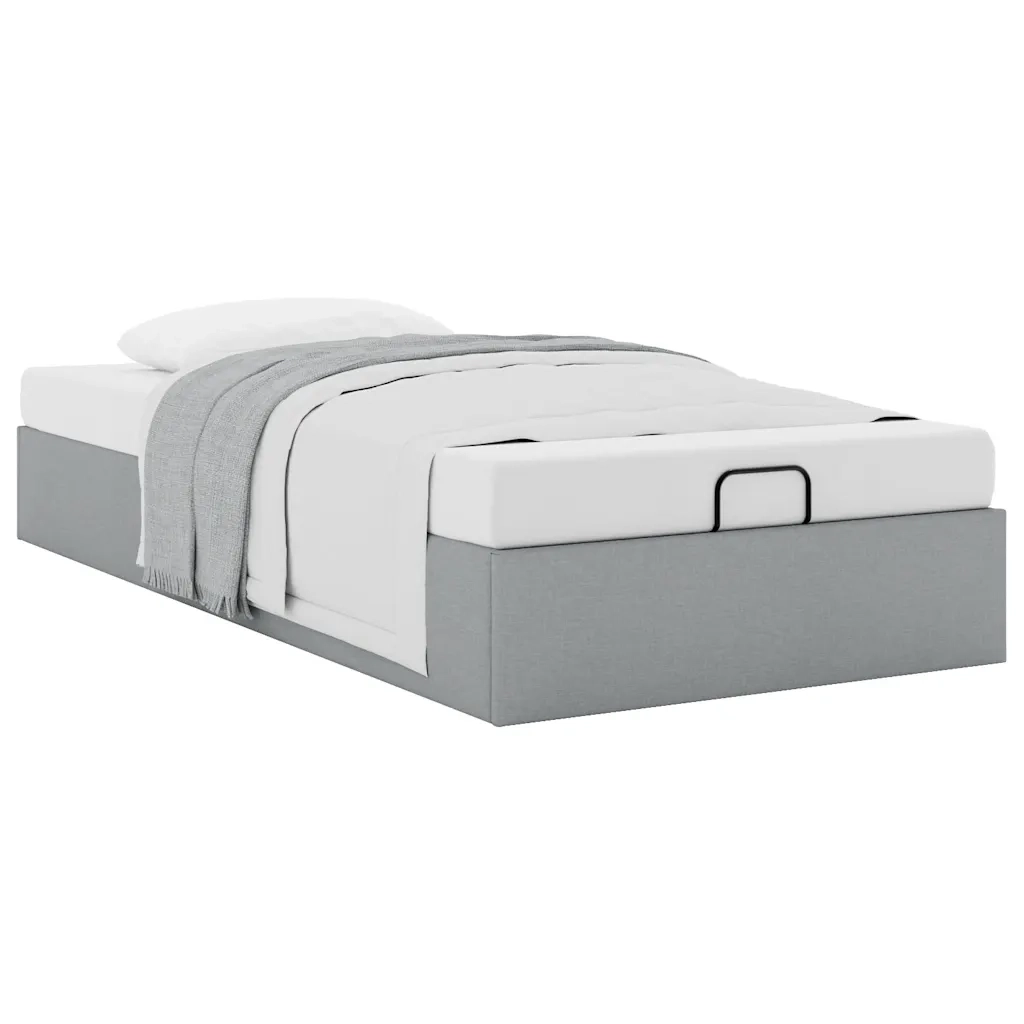 Struttura Letto Pouf senza Materasso 100x200 cm in Tessuto