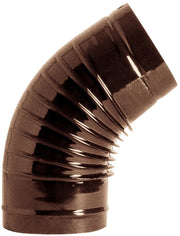 Smalbo GOMITO A 45  ° PER STUFA Col. Marrone  EE ? cm. 15 6.00 pz