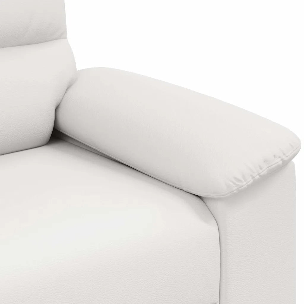 Divano Sedia-Poltrona Bianca 100x81x84 cm in Similpelle