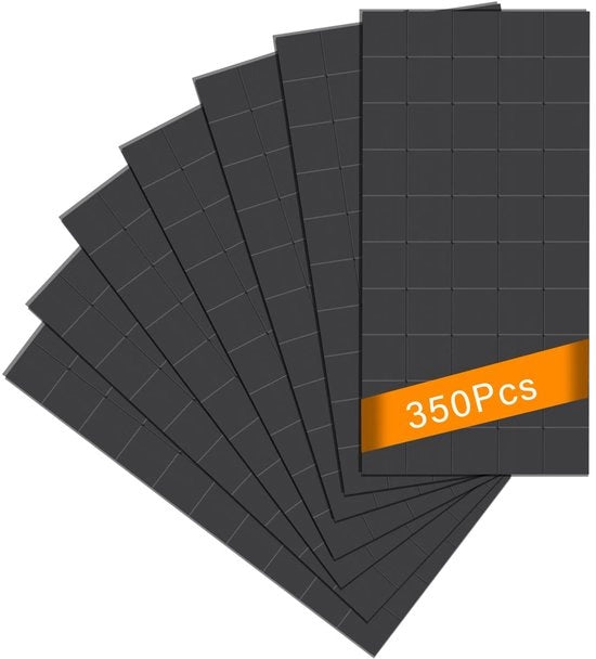 Tavole magnetiche autoadesive, 350 pezzi di minimagnete autoadesivi, forti, 3M adesivi magnetici, strisce magnetiche, magneti adesivi per scuola, famiglia, ufficio, lavagna bianca, frigorifero