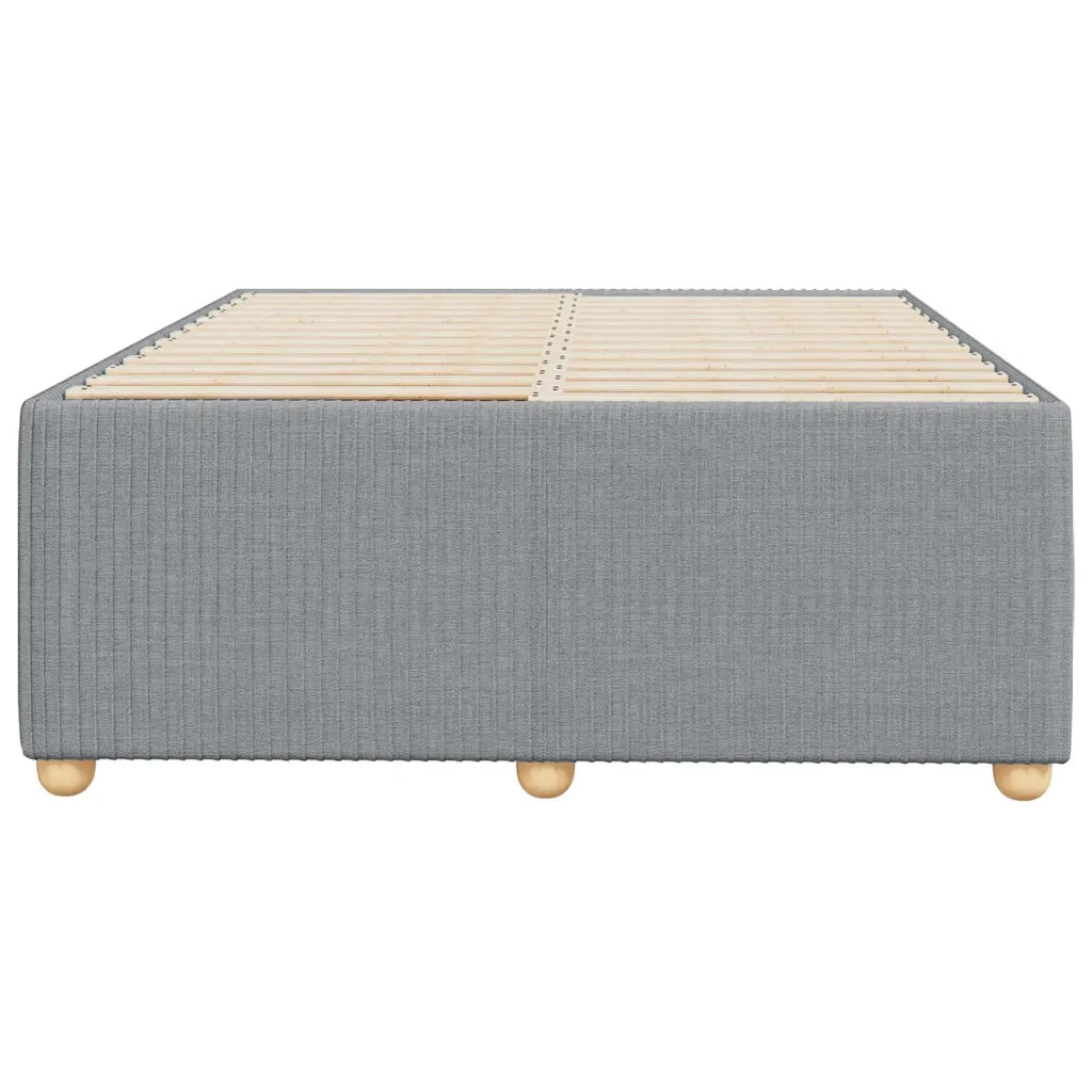 Giroletto senza Materasso Grigio Chiaro 120x190 cm in Tessuto 3284921