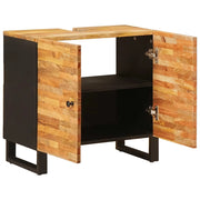 Mobile Lavabo | Armadio per Lavabo da Bagno con porta Naturale 62 x 33 x 58 cm