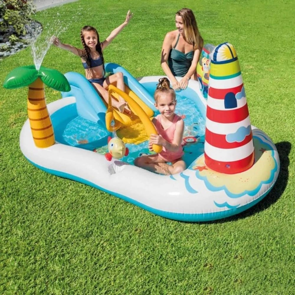 Piscina Gonfiabile Art 57162 Intex Fishing