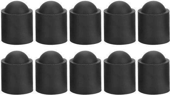Bilharziose Keuhoezen - Protezione per Bilharziose - Protezione per Bilharziose con Punta - Materiale in Gomma Duraturo - 10 Pezzi - Nero