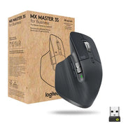 Logitech mx master 3s for business mouse ufficio mano destra rf senza fili + bluetooth laser 8000 dpi - 910-006582