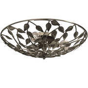 Plafoniera Arion Luminex metallo oro titanio Ø63cm 3xE27