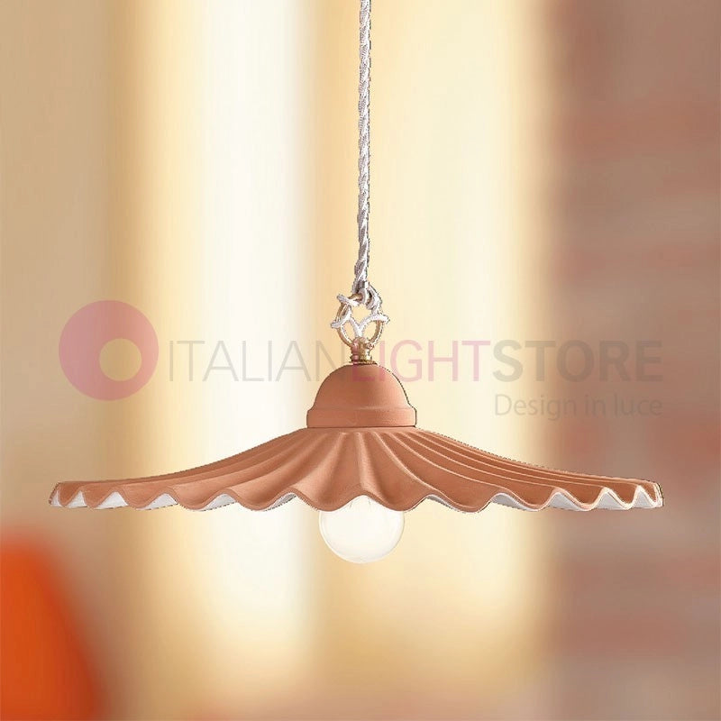CORTONA Lampadario Sospensione Terracotta Rustico Country