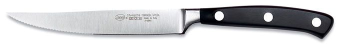 Coltello per Costata Lama 12 cm Sanelli ErgoForge Nero