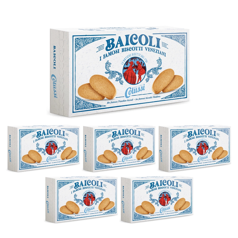 Colussi baicoli i famosi biscotti veneziani 6 confezioni da 135 grammi