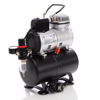 Compressore per aerografo AF186 con serbatoio riduttore di pressione 4 bar Start-stop automatico
