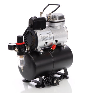 Compressore per aerografo AF186 con serbatoio riduttore di pressione 4 bar Start-stop automatico