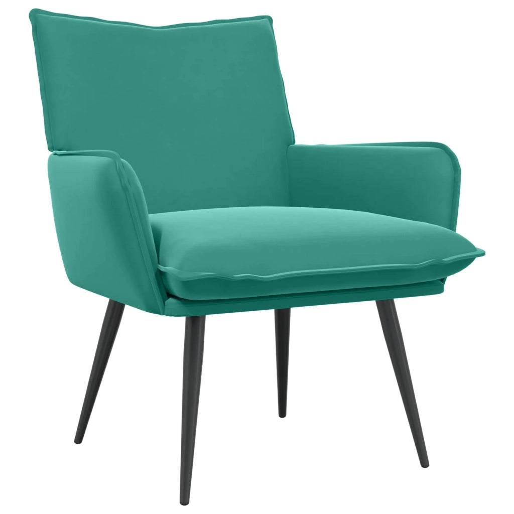 Poltrona Turchese Velluto 42047733