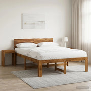 Letto matrimoniale con testiera ROSTOCK Naturale 120 x 190 cm 903444