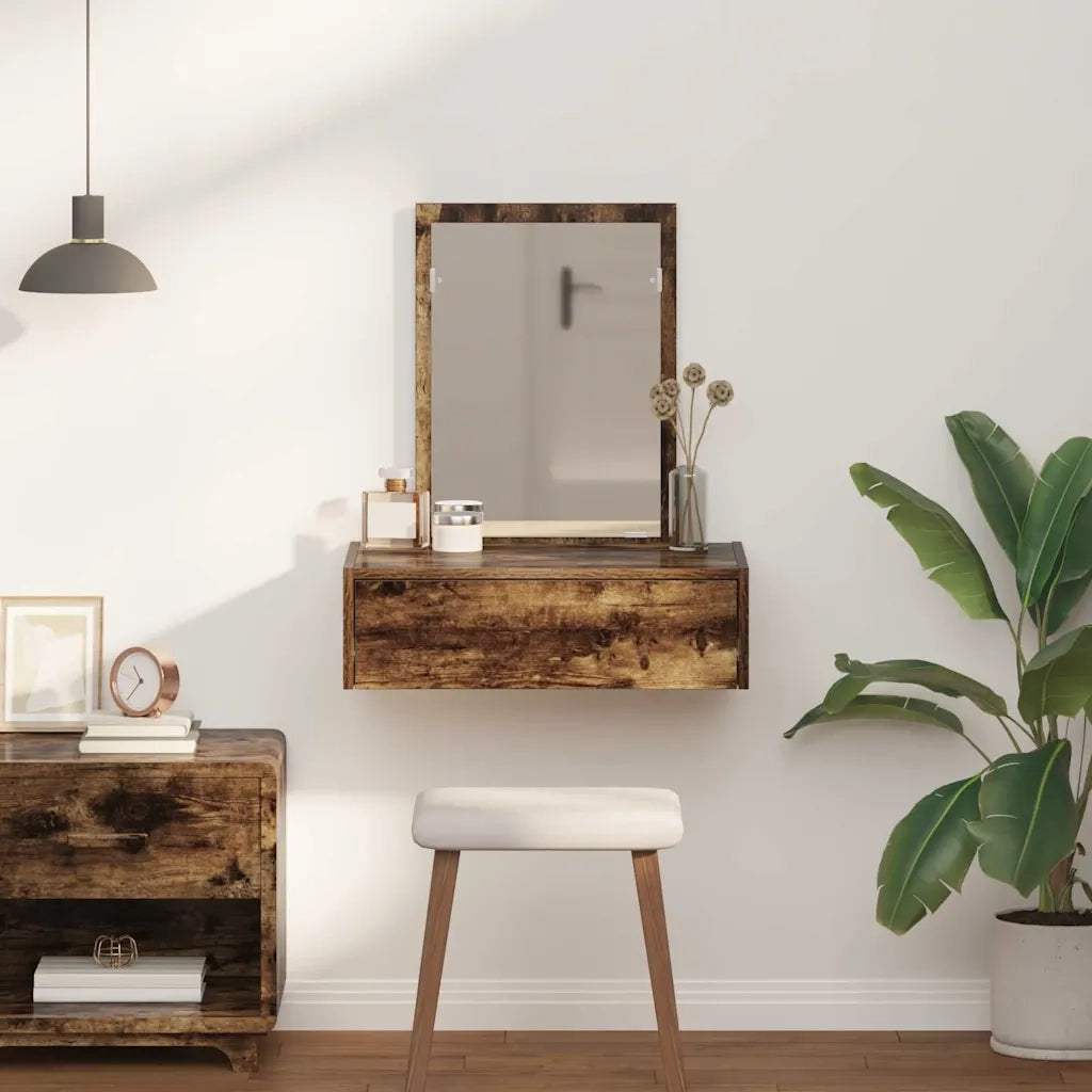 Tavolo da Trucco Marrone 60 x 40 x 70 cm Legno multistrato 865194