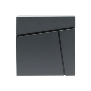 Cassetta postale con vano portagiornale V23 antracite 370 x 102 x 370 mm