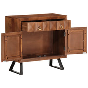 Cassettiera Marrone ambra 70x35x70 cm in Legno Massello Acacia 358185