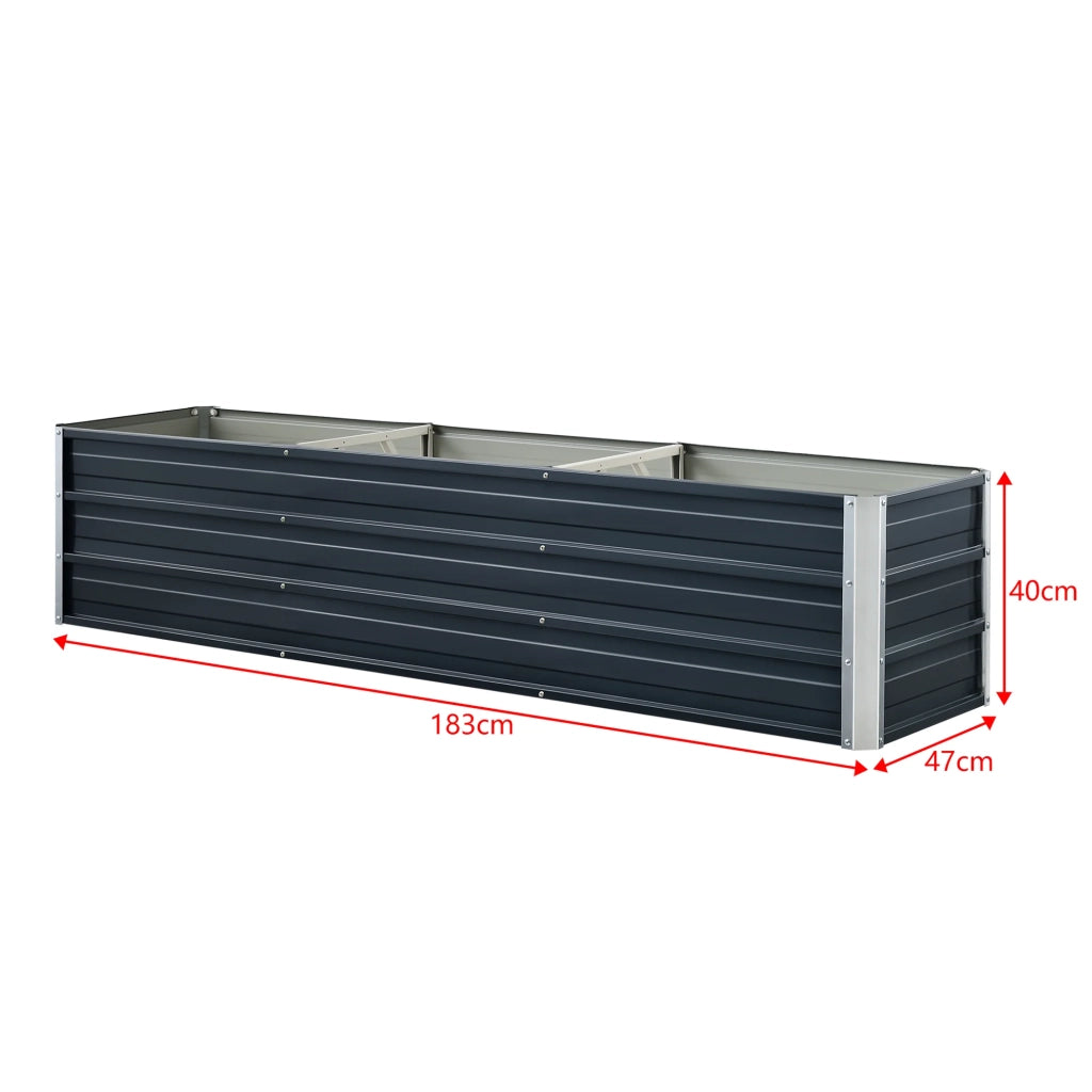 Fioriera con 2 barre divisorie 183 x 47 x 40 cm antracite 03_0007184