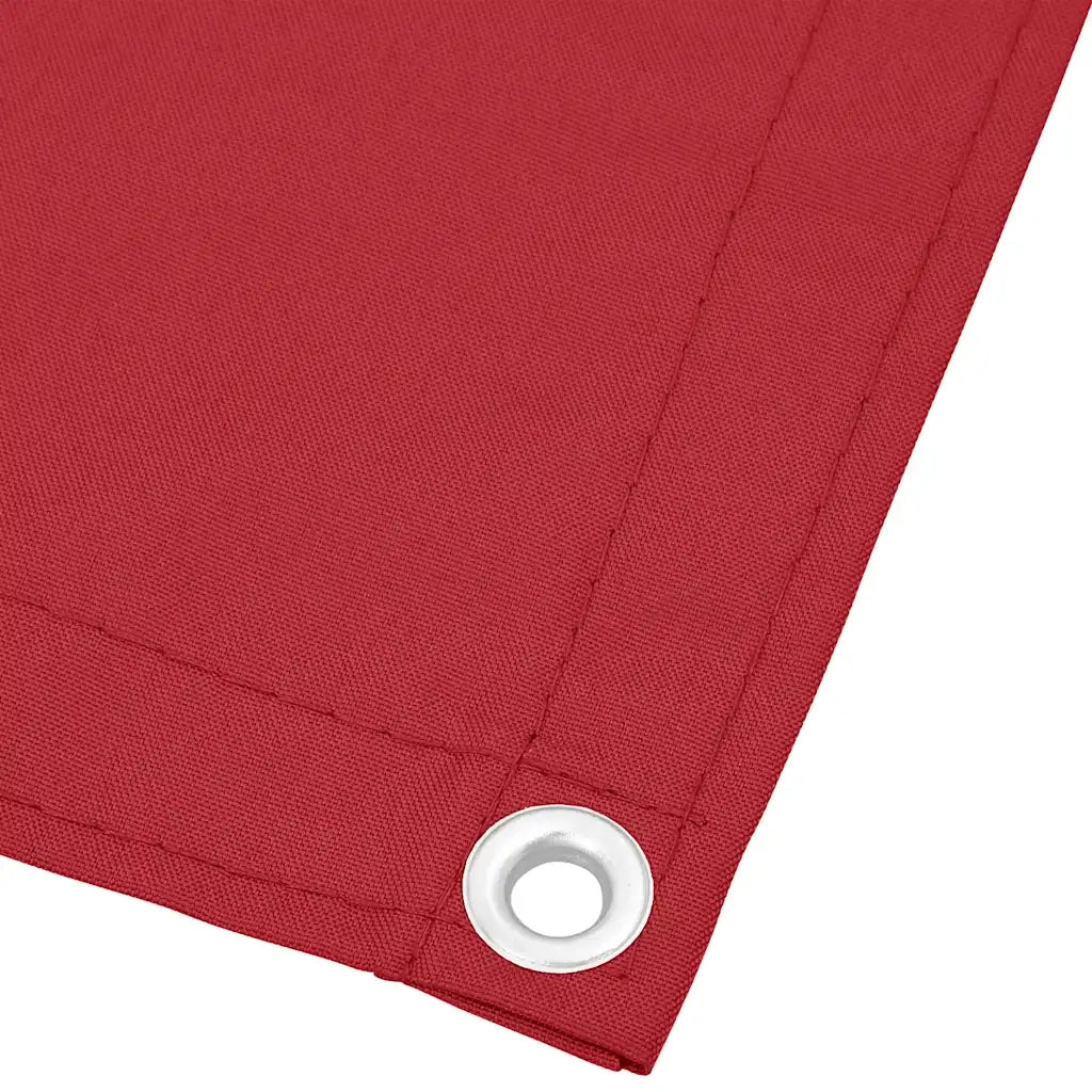 Paravento da Balcone Rosso 75x700 cm 100% Poliestere Oxford