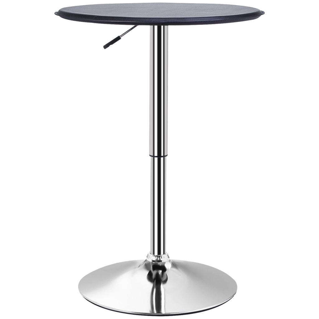 Tavolo da bar ¨C zephmum ¨C nero argento pelle vintage