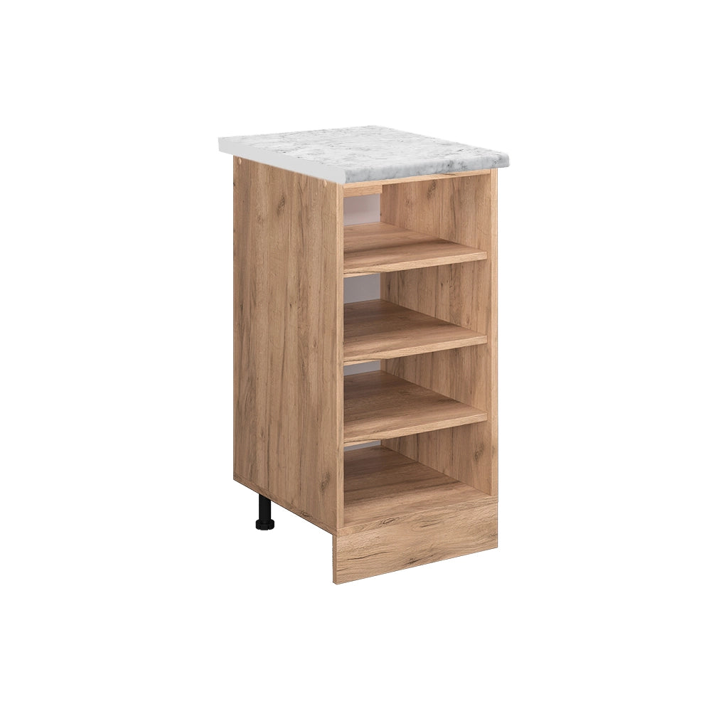Vicco Scaffale da cucina Quercia dorata 40 cm , PL Marmo