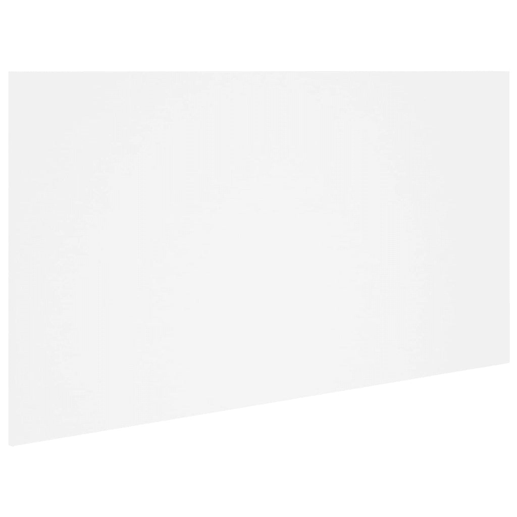 Testiera per Letto Bianca 160x1,5x80 cm in Legno Multistrato 811034