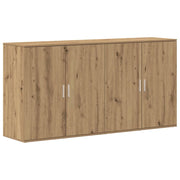 Credenza 2 pz | Madia | Buffet da pranzo | Armadio da pranzo Rovere artigianale 79 x 38 x 80 cm