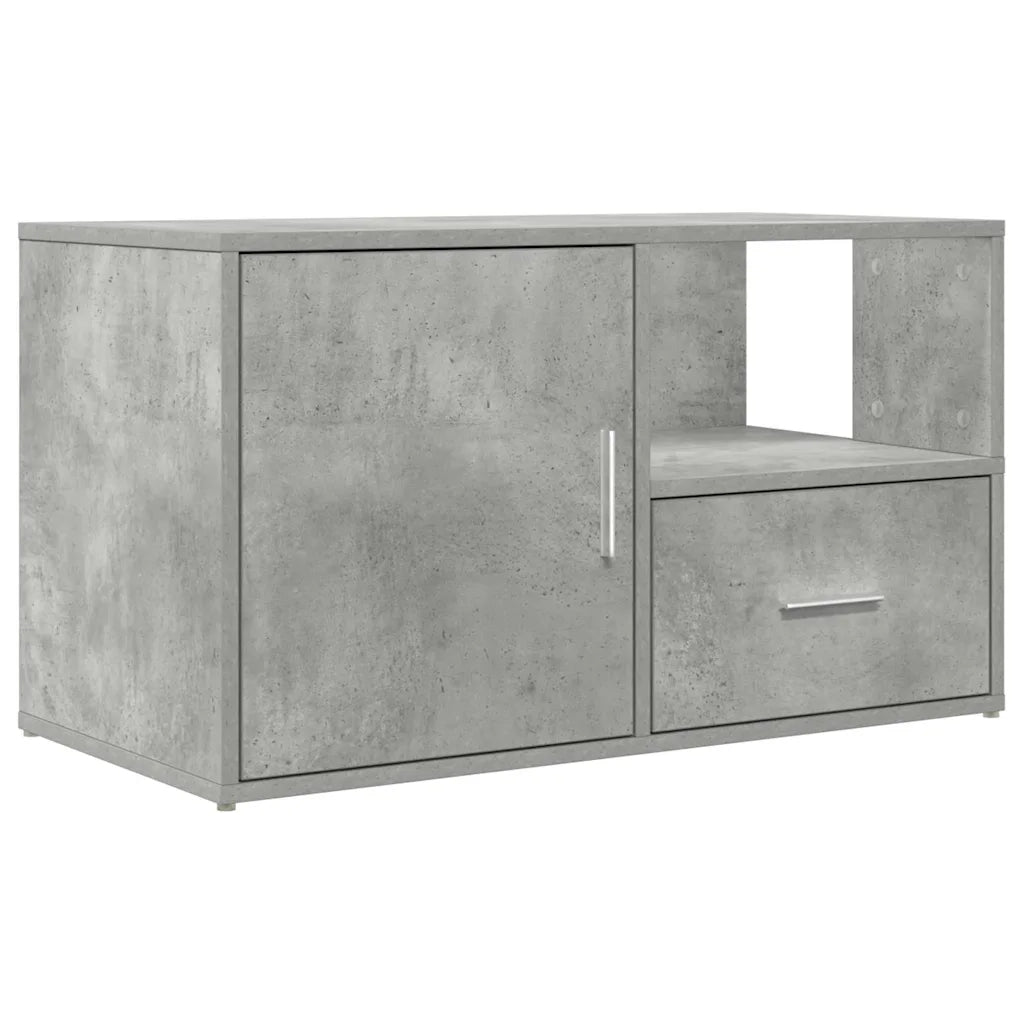 Mobile Angolare Grigio Cemento 200x40x45 cm in Truciolato CFW5900431
