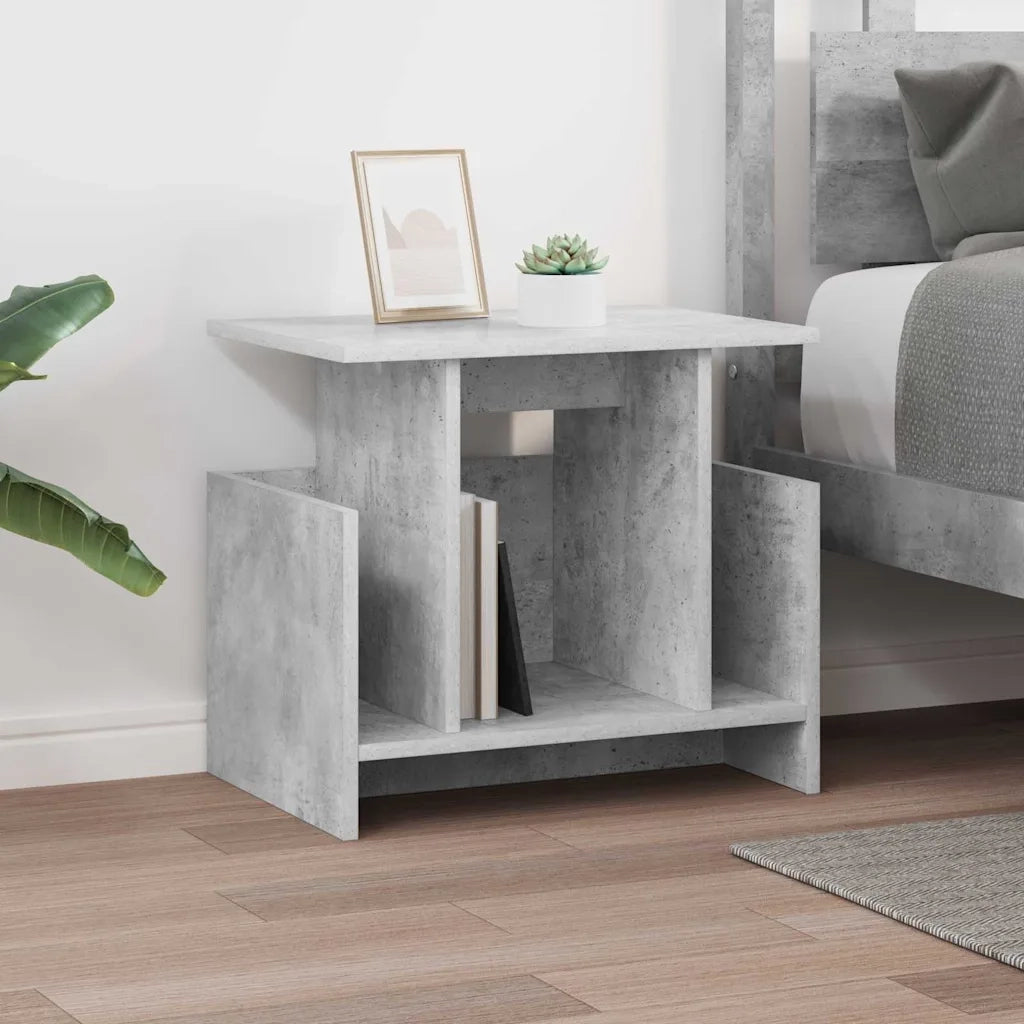Supporto TV 50 x 35 x 45 cm Grigio cemento Legno ingegnerizzato 891006