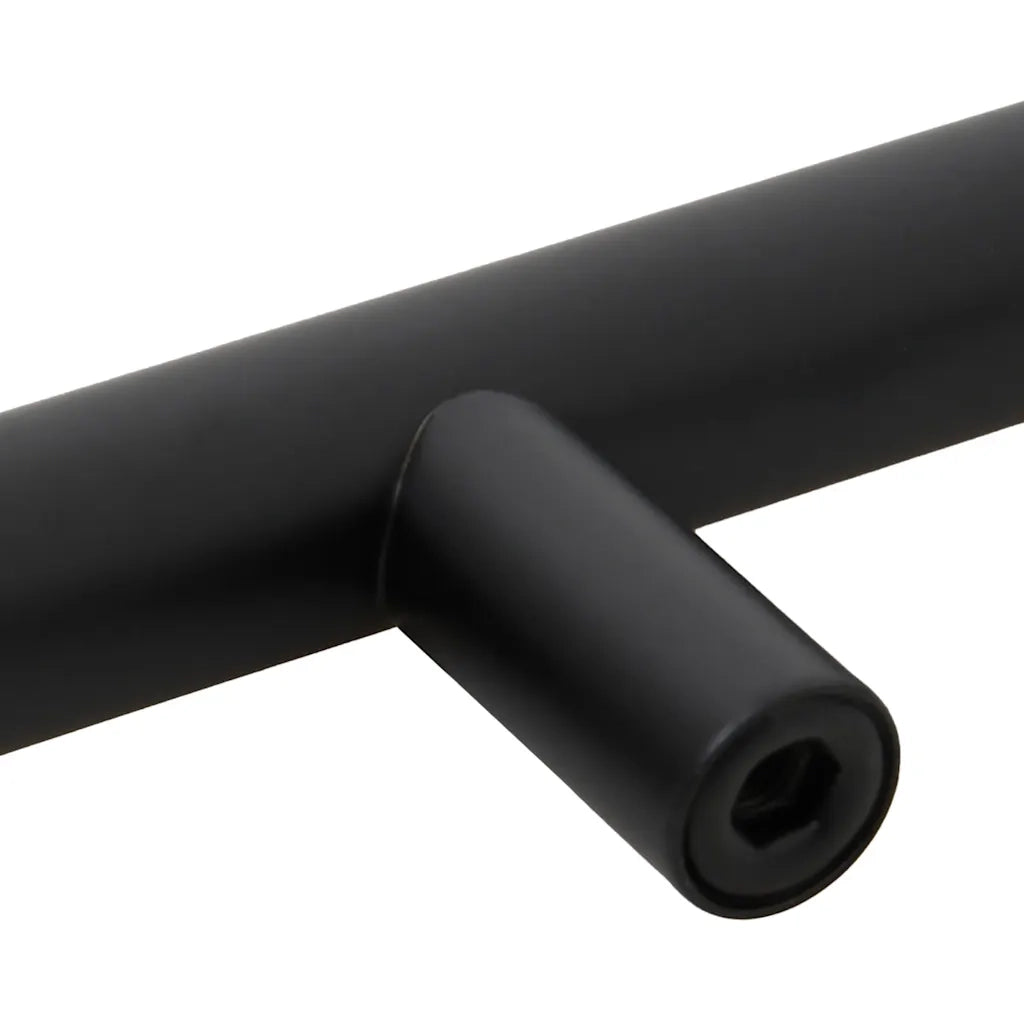 Maniglie per Mobili 5pz Nere 224mm in Acciaio Inox 155369