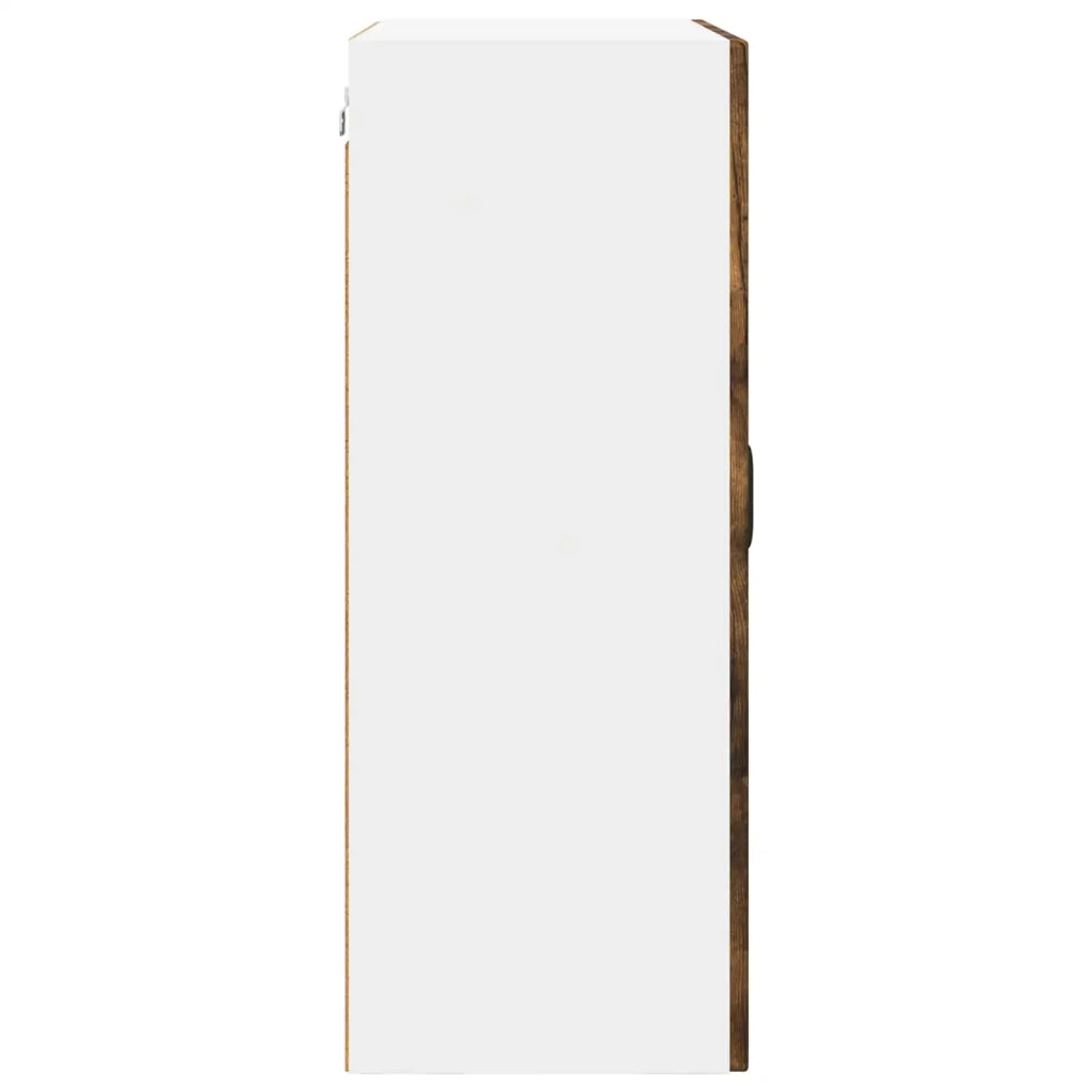 Mobile in vetro da parete PORTO Rovere fumé 60 x 31 x 80 cm 885440