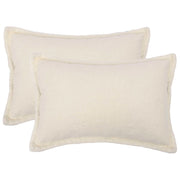 Federa 2 pcs HOUTEN Crema 50 x 70 cm Bouclé 919523