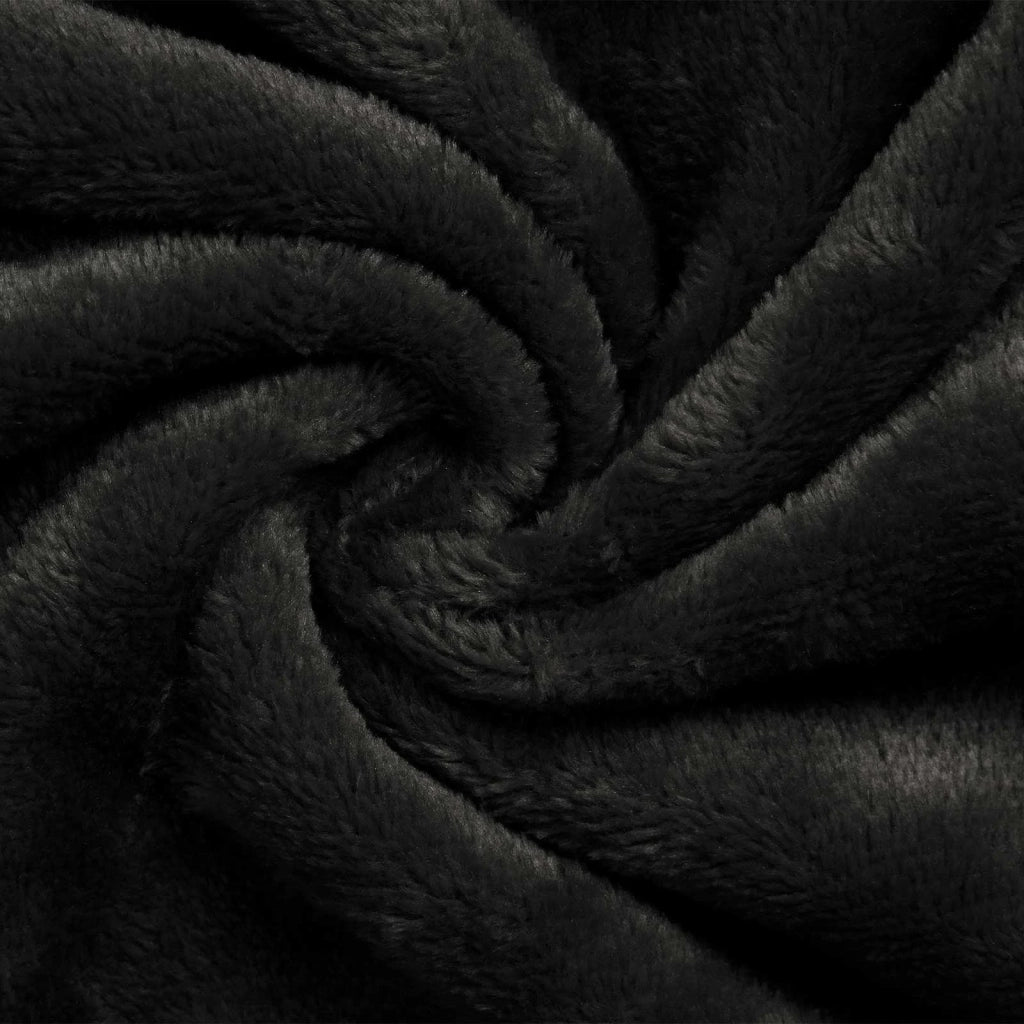 Accappatoio con Cappuccio Nero l Flanella CFW7619590