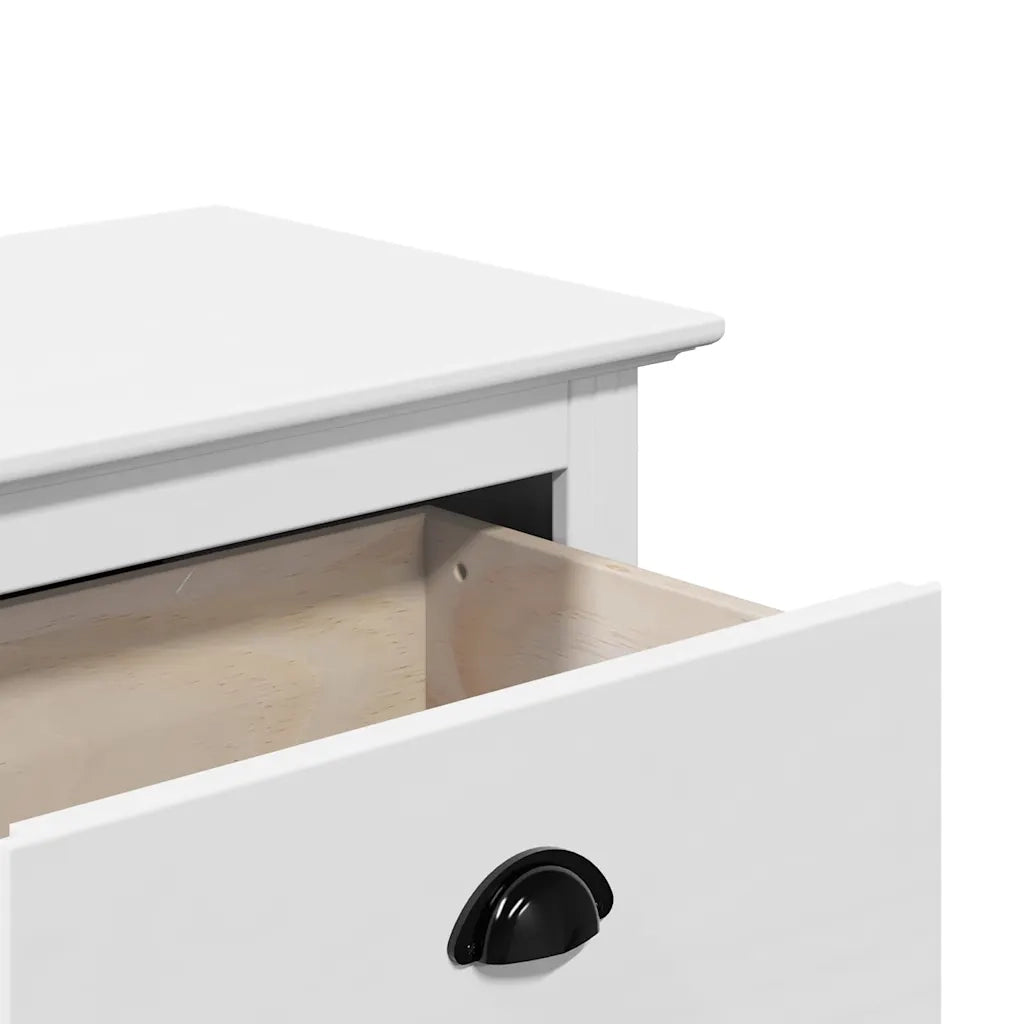 Panca da Ingresso BODO Bianca 114x40x45 cm 4016869