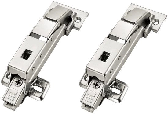 Serrature Soft Close con Demipensione Idraulica - Anteriore e Posteriore - Porta Cucina - Serratura Automatica - 2 Pezzi