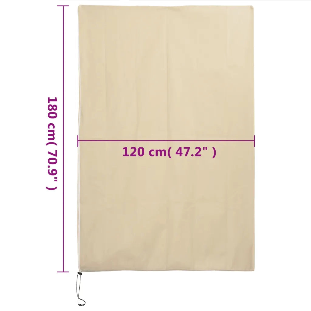 Coperture con Cerniera per Piante 2 pz 70 g/m2 1,2x1,8 m CFW6330008
