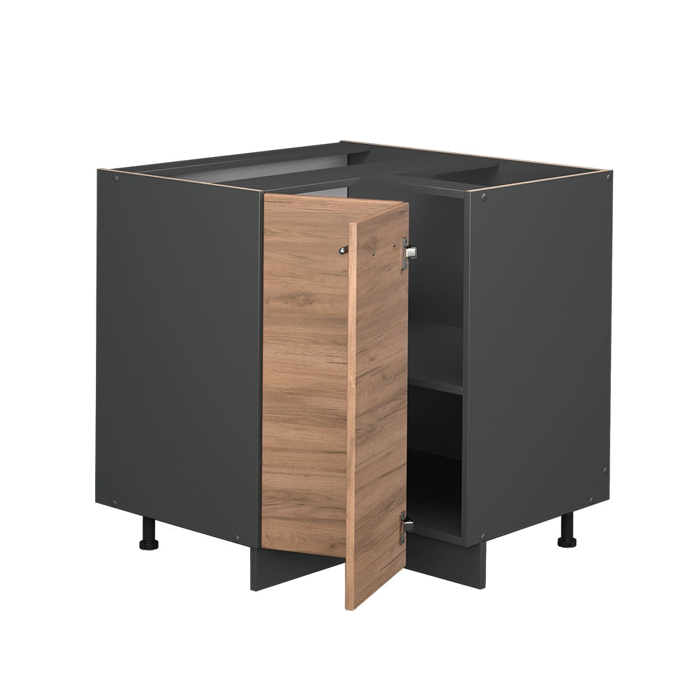 Vicco Mobile ad angolo cucina Quercia dorata 80.5 cm , PL Antracite