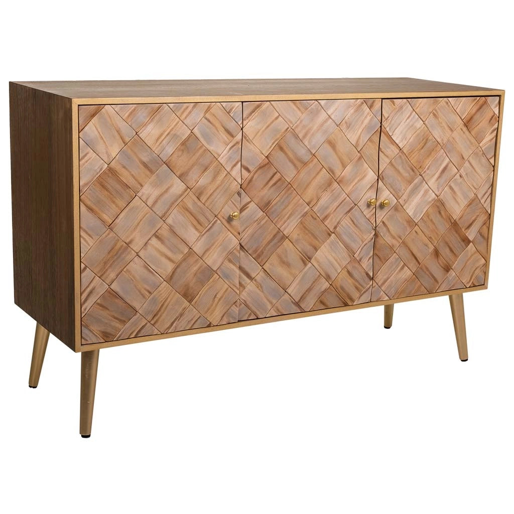 Credenza in legno marrone 120x41,5x71h