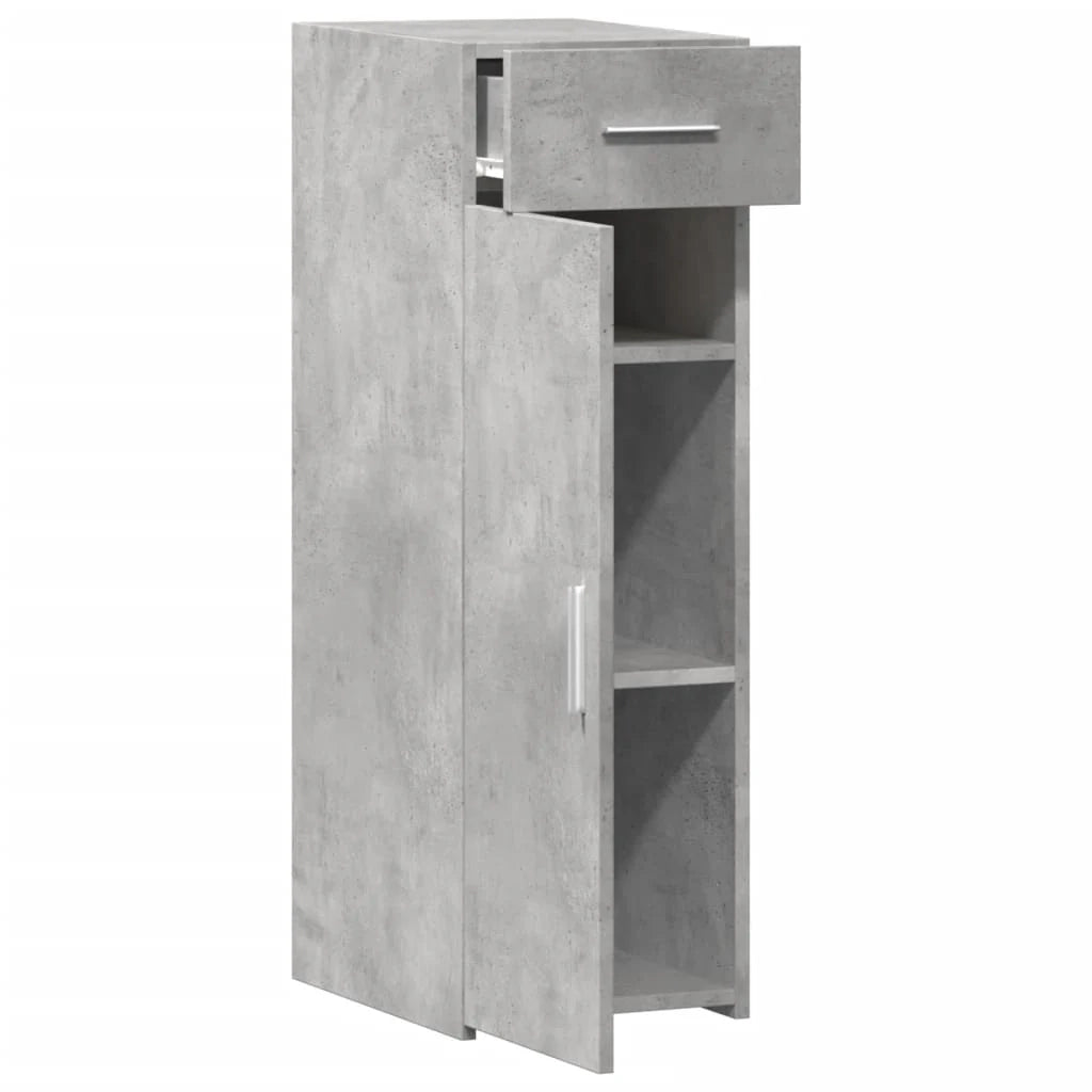 Buffet credenza cassettiera armadio mobile contenitore organizer per cucina soggiorno salotto 30 x 42,5 x 93 cm legno ingegnerizzato grigio 02_0031863