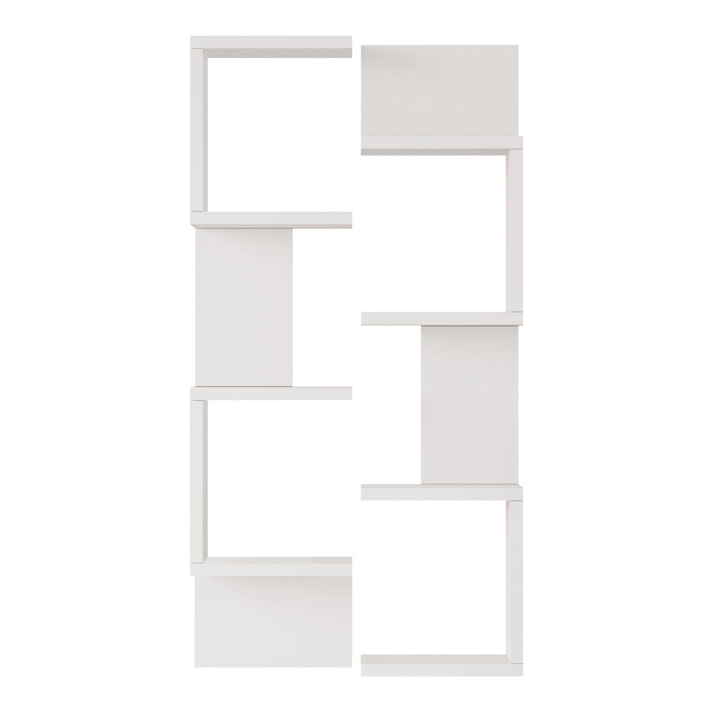 Set Omn 2 Scaffali da Parete Libreria a Muro 93x24x15 cm Bianco [en.casa]