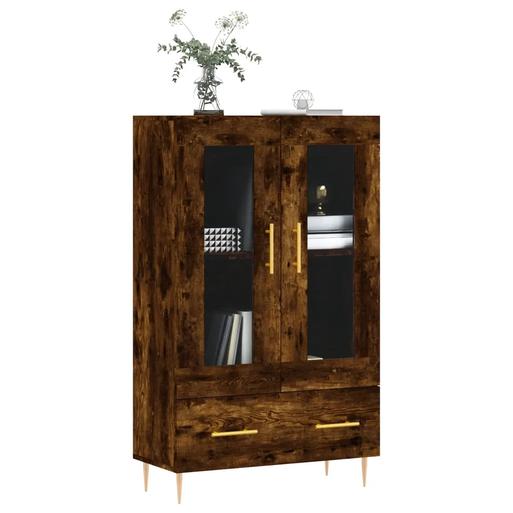 Credenza Rovere Fumo 69,5x31x115 cm in Legno Multistrato 828289