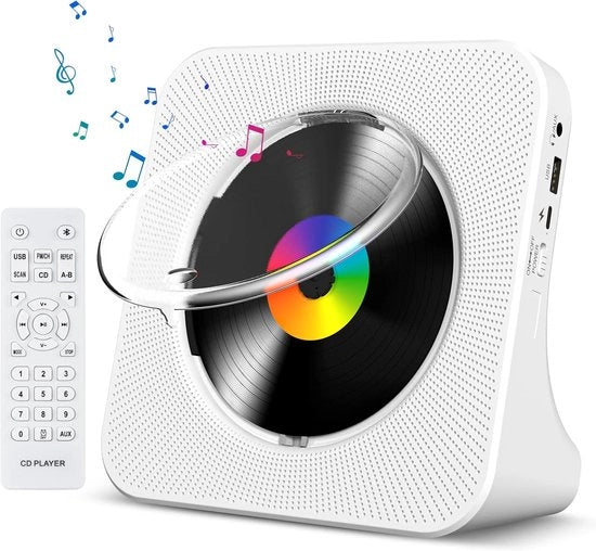 Letto portatile con Bluetooth - Montaggio a muro e altoparlante Hi-Fi con display LCD