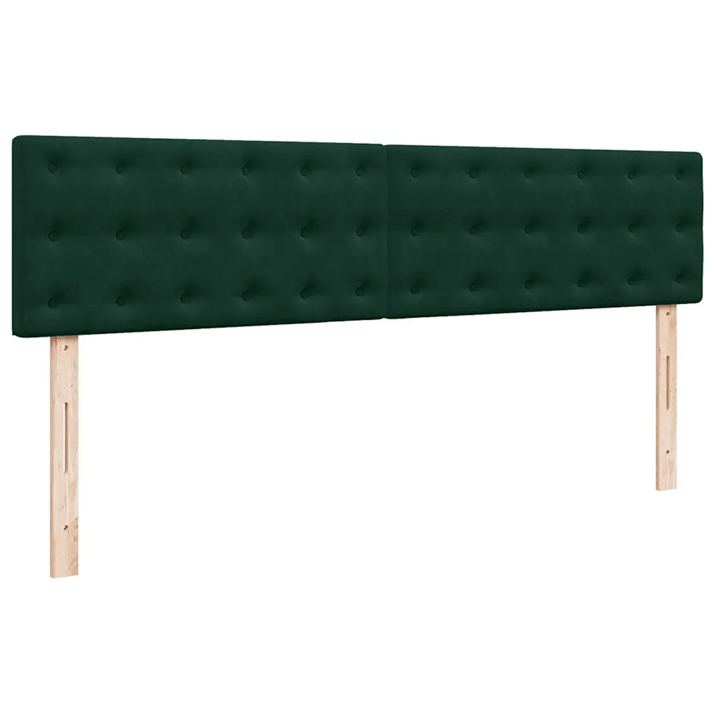 Struttura Letto Pouf con Materassi 180x200 cm Velluto 3312962