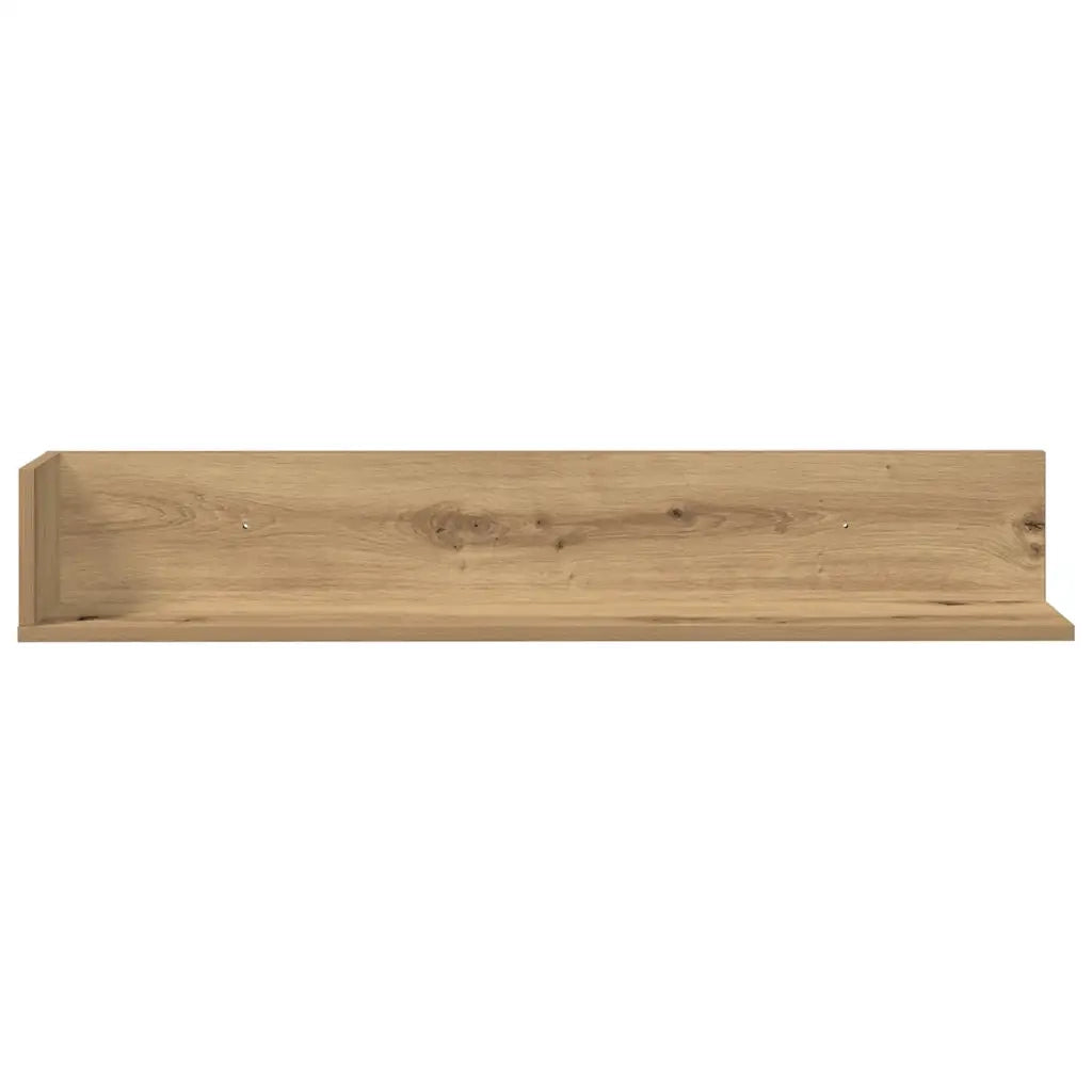 Mensole da Parete 2 pz Artigianale 100x16,5x16,5 cm Truciolato 860048