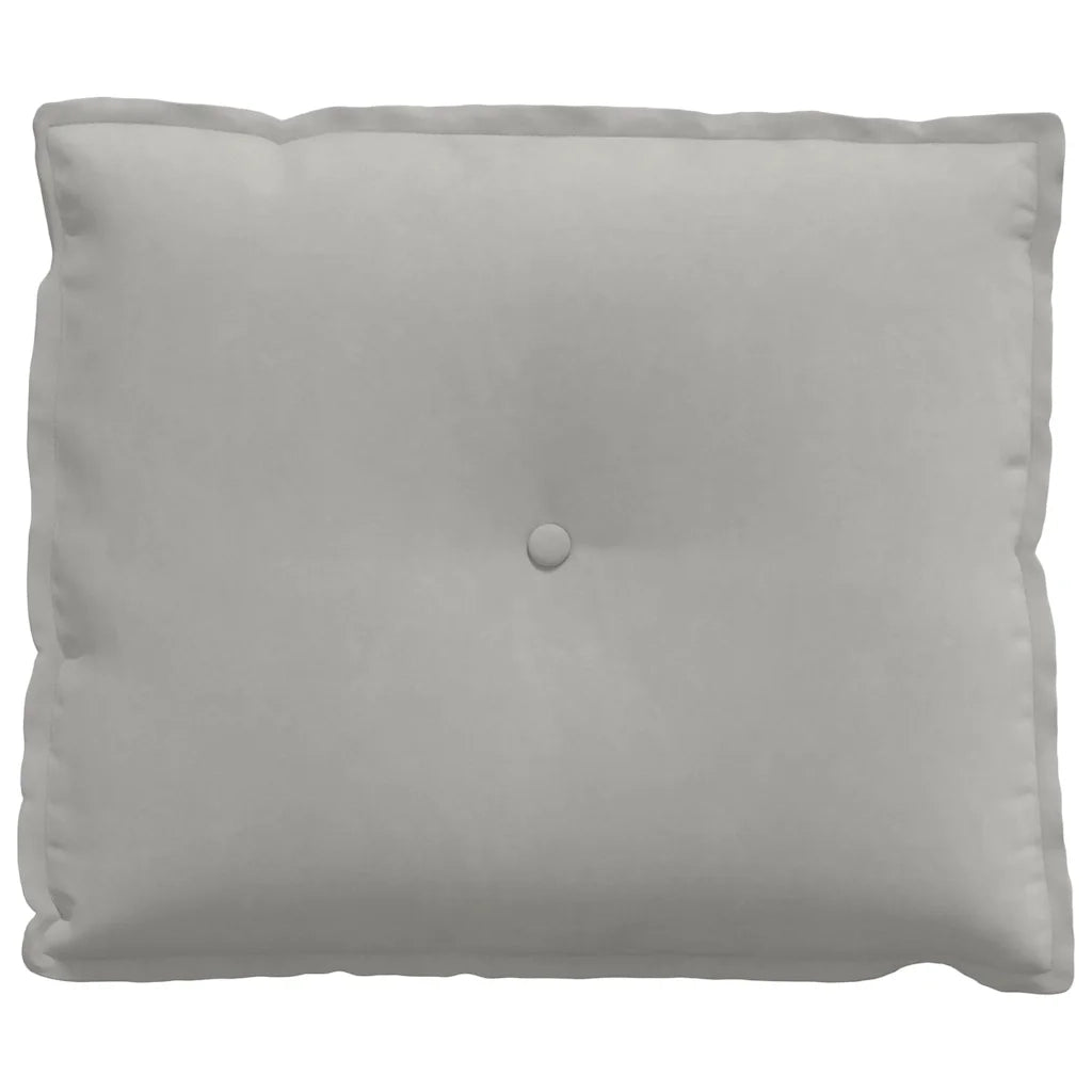 Cuscino per Schiena Grigio chiaro 60 x 50 cm 42014688