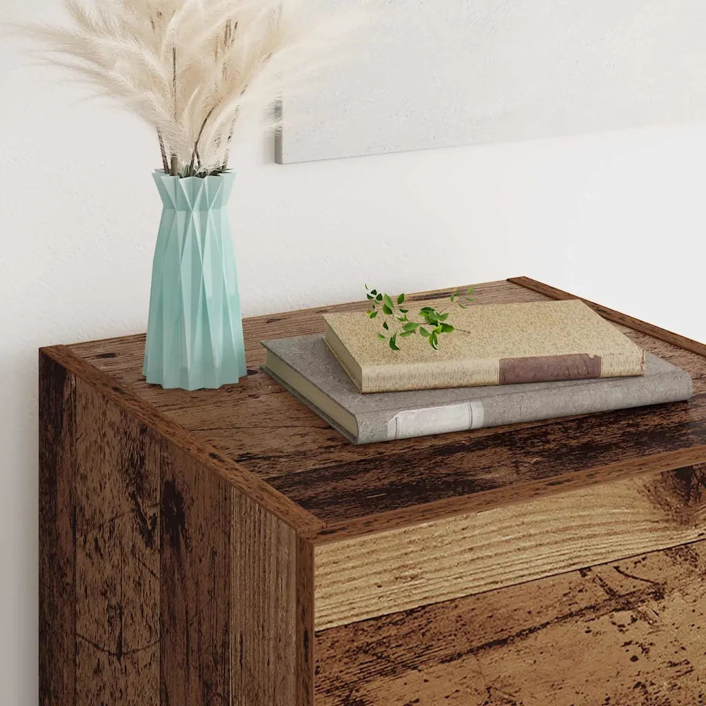 Credenza | Madia | Buffet da pranzo | Armadio da pranzo Legno vecchio 34,5 x 34 x 90 cm Legno multistrato