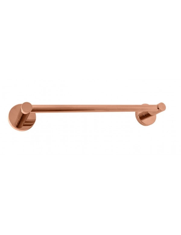 Portasciugamani a parete COLORADO in ottone oro rosa lucido 34,3x7,2cm