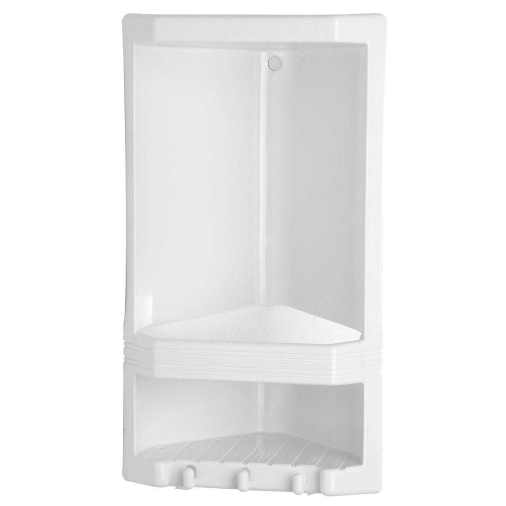 Porta Sapone Angolare Doccia Grande Junior Bianco A Vite 38X22X14 Gedy - Gedy