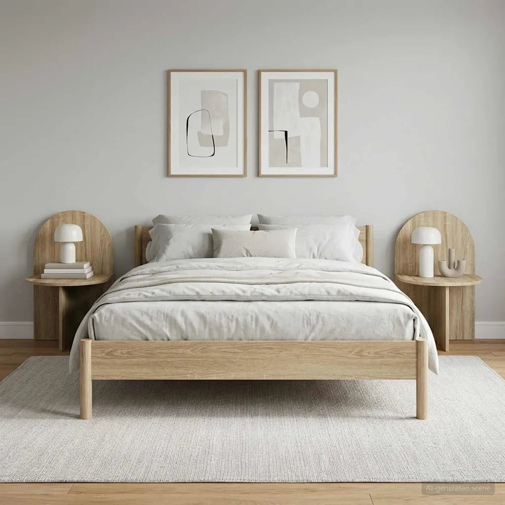 Comodino 2 pcs Rovere Sonoma 48 x 49 x 65 cm 8001118