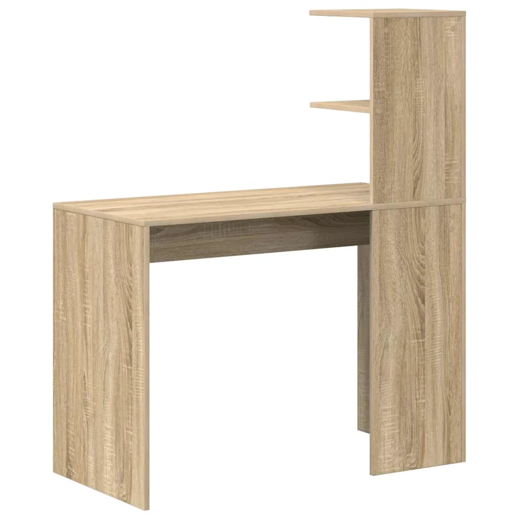 Scrivania rovere sonoma 102 x 50 x 124 cm Legno multistrato 869356